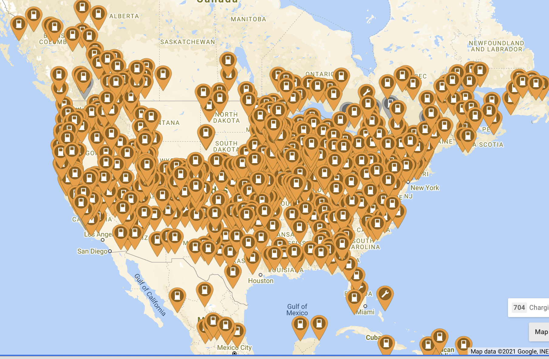 How many EV charging locations are there? – Let's Go Zero Carbon